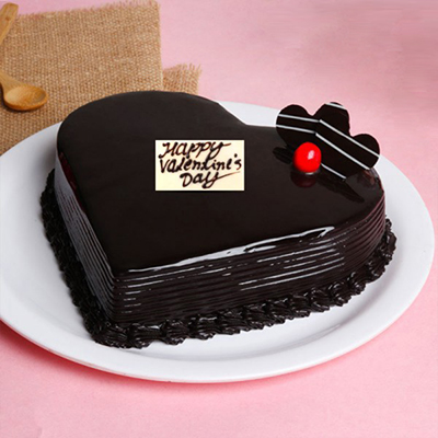 "Heart shape chocolate cake - 1kg - Click here to View more details about this Product